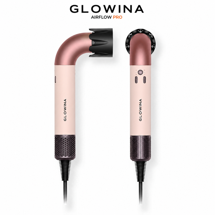 Glowina AirFlow Pro | Premium Hair Dryer with Precision Attachment