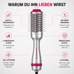 4-in-1 Heißluftbürste Glowina | Glänzendes Haar & Volumen in Minuten