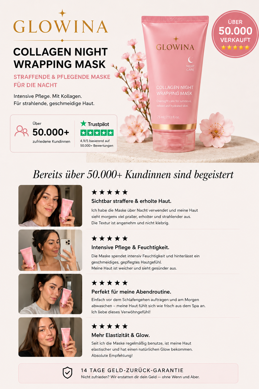 KOLLAGEN WRAP-MASKE