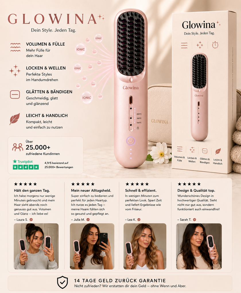 GLOWINA TO GO HAARSTYLER