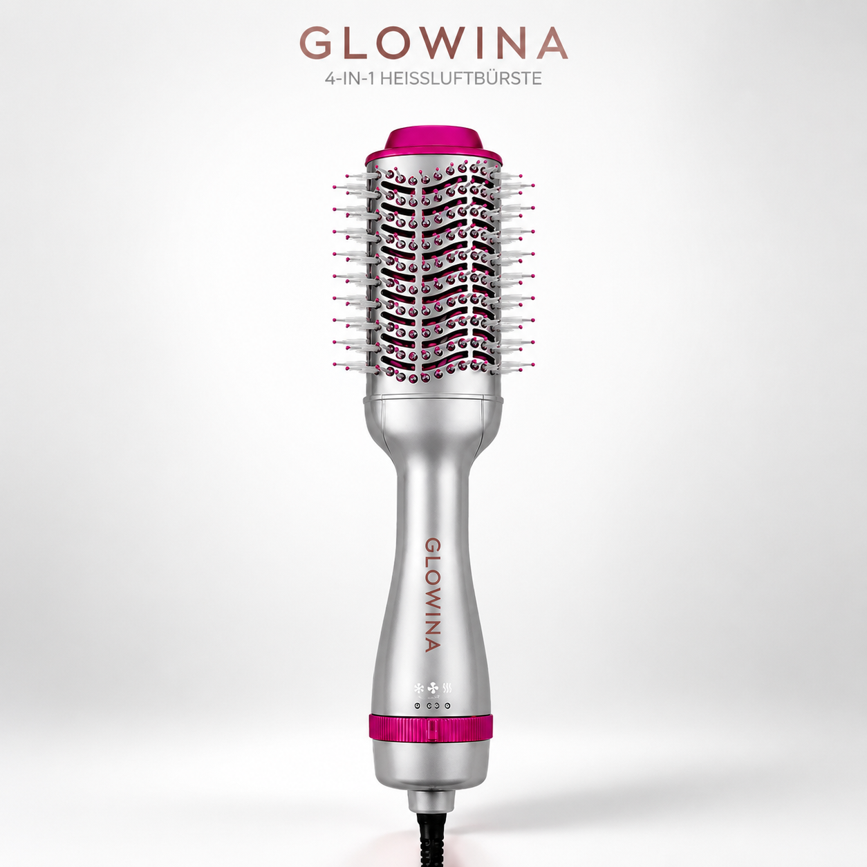 4-in-1 Heißluftbürste Glowina | Glänzendes Haar & Volumen in Minuten