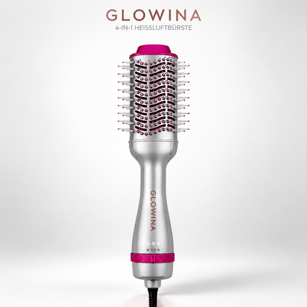 4-in-1 Hot Air Brush Glowina | Shiny Hair & Volume in Minutes