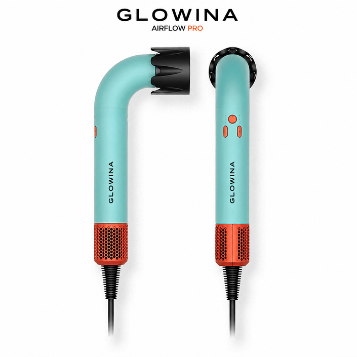 Glowina AirFlow Pro | Premium Hair Dryer with Precision Attachment