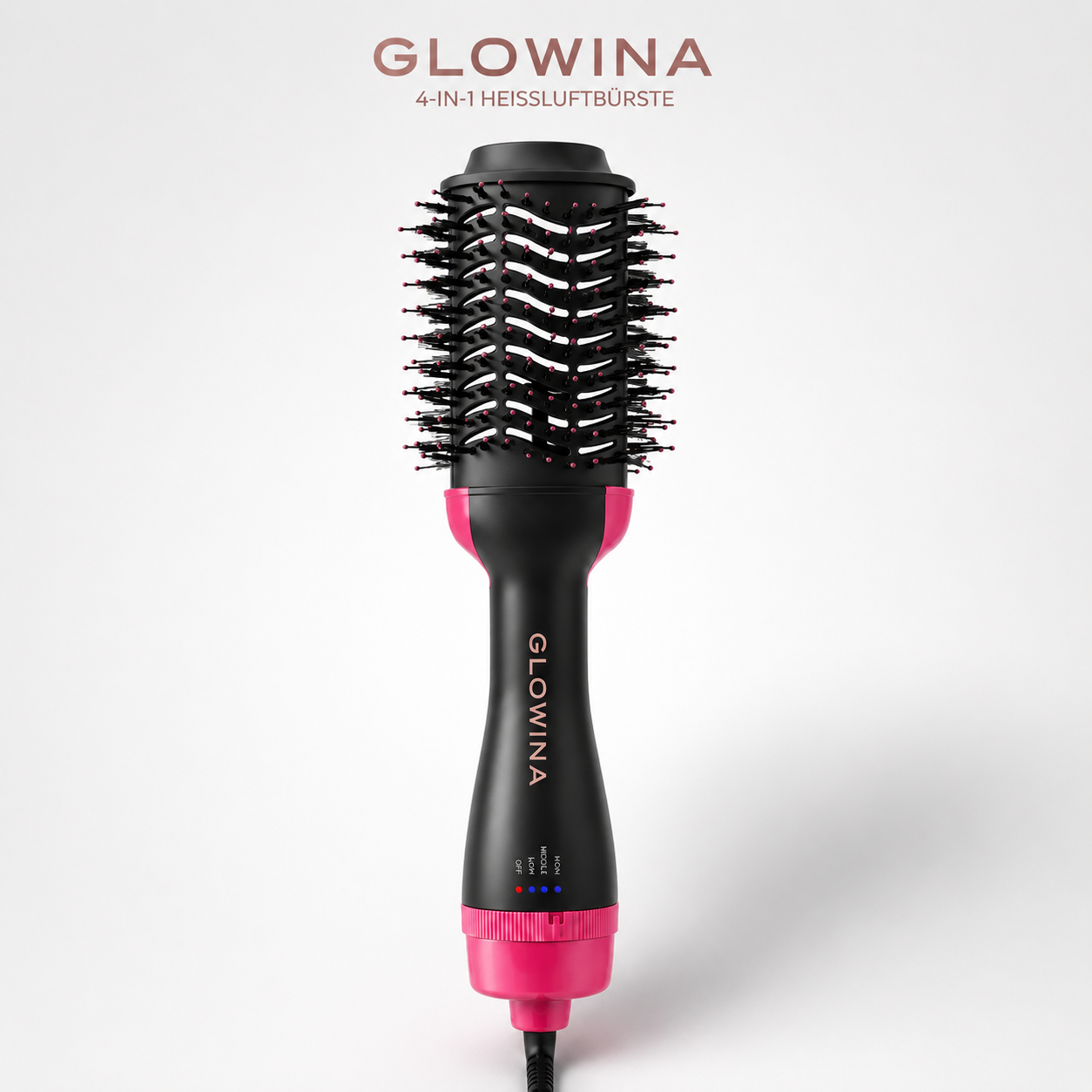 4-in-1 Heißluftbürste Glowina | Glänzendes Haar & Volumen in Minuten