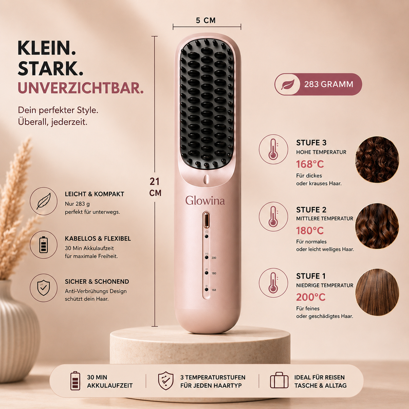 GLOWINA TO GO HAARSTYLER