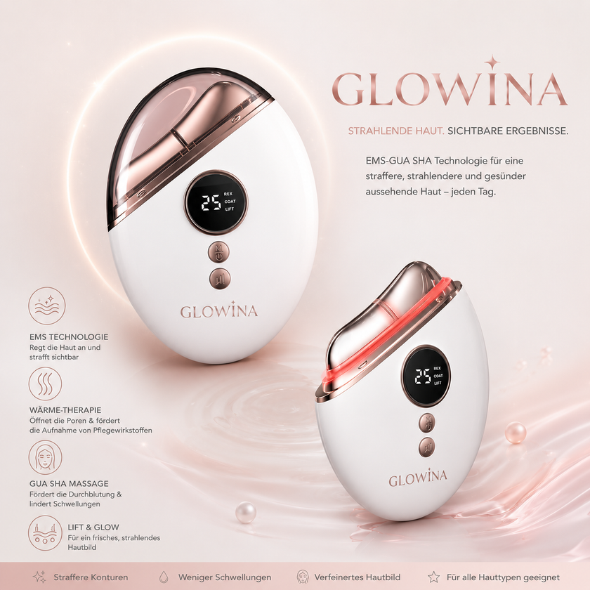 Glowina EMS Gesichts Massagegerät