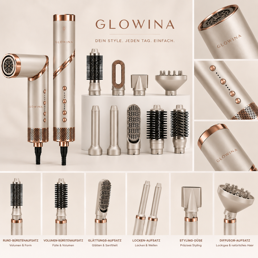 Premium 9 in 1 Haarstyler
