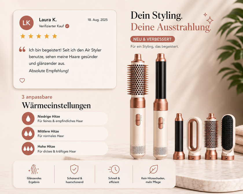 5 IN 1 HAARSTYLER - LIMITIERTE VERSION