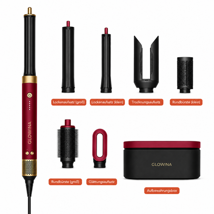 Glowina Haarstyler Pro Co-anda2x Effekt Multi-Haarstyler und -trockner - (Bluetooth)